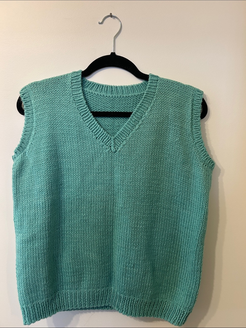 V-Neck Knit Sweater Vest
